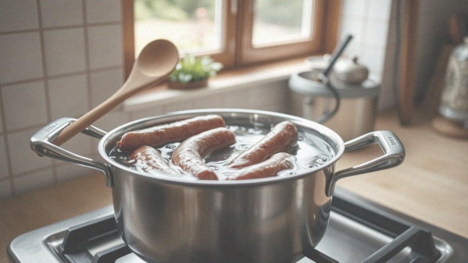 Jak ugotować kiełbasę po wędzeniu dla uzyskania odpowiedniej konsystencji?