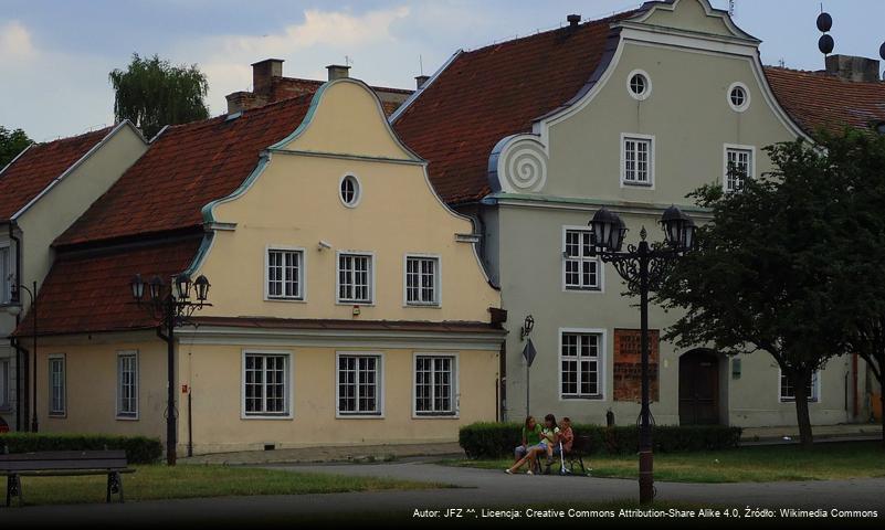 Barokowe kamienice na Starym Rynku we Włocławku